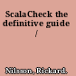 ScalaCheck the definitive guide /