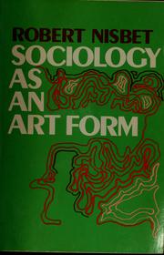 Sociology as an art form /