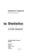 Introduction to statistics ; a fresh approach /