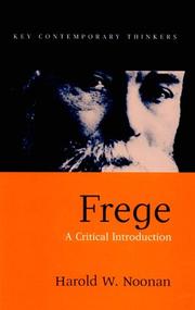 Frege : a critical introduction /
