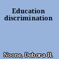 Education discrimination