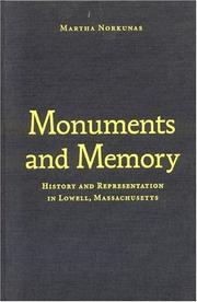 Monuments and memory : history and representation in Lowell, Massachusetts /