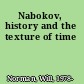 Nabokov, history and the texture of time