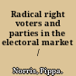 Radical right voters and parties in the electoral market /