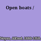 Open boats /