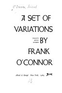 A set of variations : twenty-seven stories /