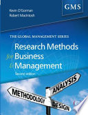 Research methods for business & management : a guide to writing your dissertation /