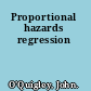 Proportional hazards regression