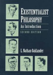 Existentialist philosophy : an introduction /