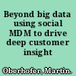 Beyond big data using social MDM to drive deep customer insight /