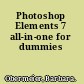 Photoshop Elements 7 all-in-one for dummies