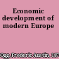 Economic development of modern Europe