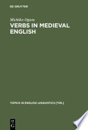 Verbs in Medieval English : differences in verb choice in verse and prose /