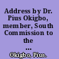 Address by Dr. Pius Okigbo, member, South Commission to the DAWN meeting at Ibadan, Nigeria, 23 February, 1988