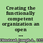 Creating the functionally competent organization an open systems approach /