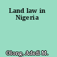 Land law in Nigeria