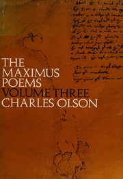 The Maximus poems.