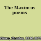 The Maximus poems