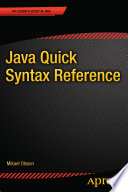 Java quick syntax reference