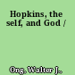 Hopkins, the self, and God /