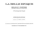 La Belle Époque : Belgian posters, watercolors and drawings from the collection of L. Wittamer-De Camps /