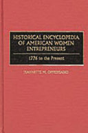 Historical encyclopedia of American women entrepreneurs : 1776 to the present /