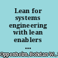 Lean for systems engineering with lean enablers for systems engineering