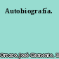 Autobiografía.