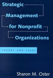 Strategic management for nonprofit organizations : theory and cases /