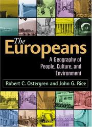 The Europeans : a geography of people, culture, and environment /
