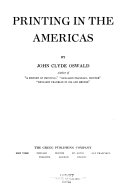 Printing in the Americas /