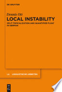 Local instability split topicalization and quantifier float in German /