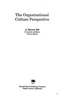 The organizational culture perspective /