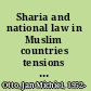 Sharia and national law in Muslim countries tensions and opportunities for Dutch and EU foreign policy /