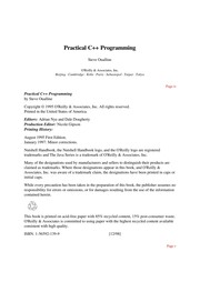 Practical C++ programming /