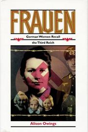 Frauen : German women recall the Third Reich /