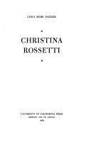 Christina Rossetti.