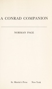 A Conrad companion /
