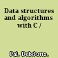 Data structures and algorithms with C /