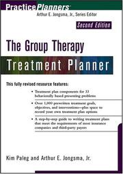 The group therapy treatment planner /
