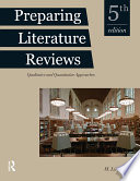 Preparing literature reviews : qualitative and quantitative approaches /