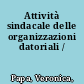 Attività sindacale delle organizzazioni datoriali /