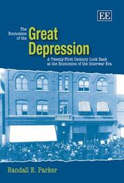 The economics of the great depression : a twenty-first century look back at the economics of the interwar era /