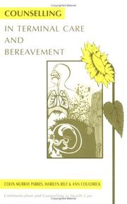 Counselling in terminal care and bereavement /