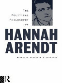 The political philosophy of Hannah Arendt