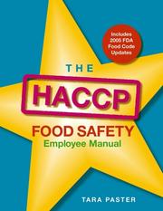 The HACCP food safety employee manual /
