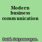 Modern business communication