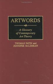 Artwords : a glossary of contemporary art theory /