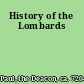 History of the Lombards