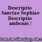 Descriptio Sanctae Sophiae Descriptio ambonis /